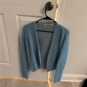 Elegant Blue Women's Cardigan